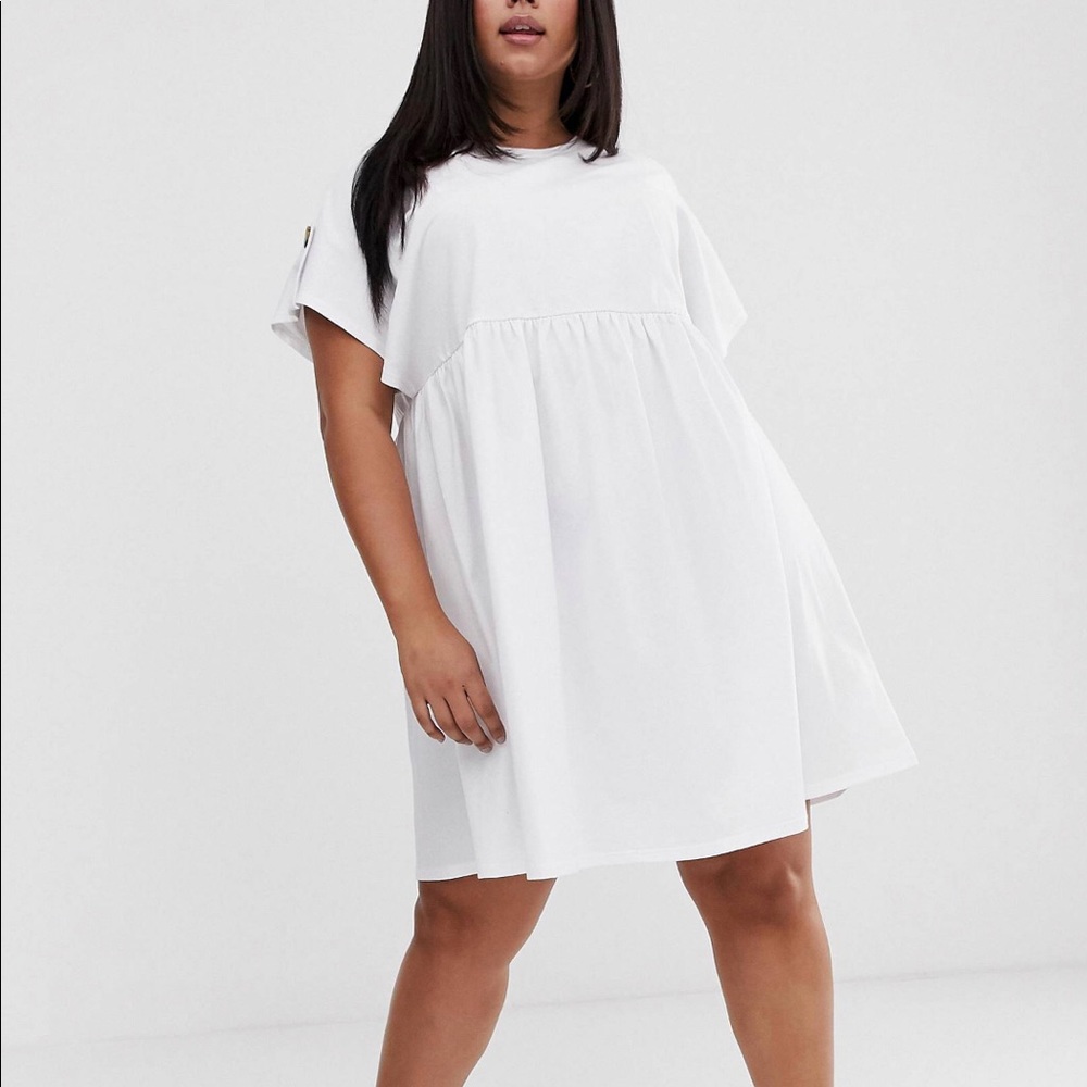 White Smock Dress